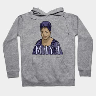 Maya Angelou Portrait Hoodie